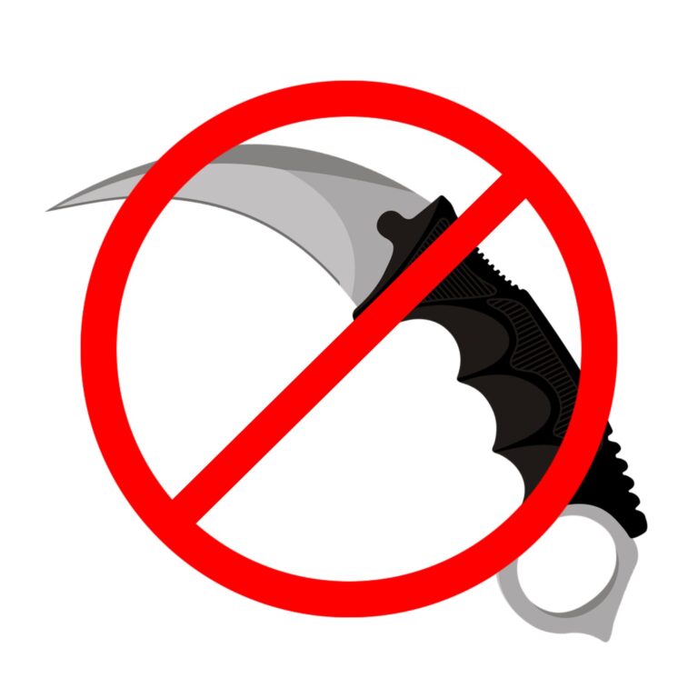 Neck Knife in Deutschland erlaubt Karambit verboten